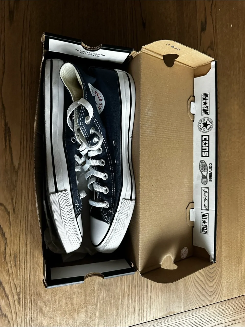 Converse High Top Sneakers - Navy & White